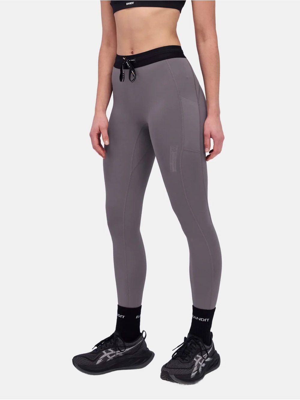 Bandit Running Brushed Stamina Legging Size S in Haze